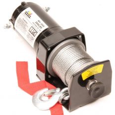 12 V elektrische lier met motor, krachtige 2000 pond, mobiele elektrische lier Winch voor het trekken van boten, vrachtwagens en andere zware voorwerpen